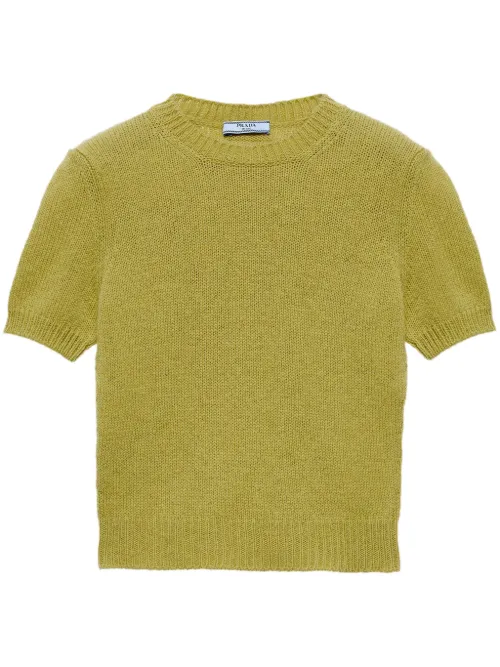 Prada pull en maille fine - Vert - Prada - Modalova