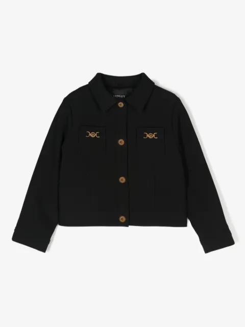 Versace Kids Medusa Head-buttons jacket