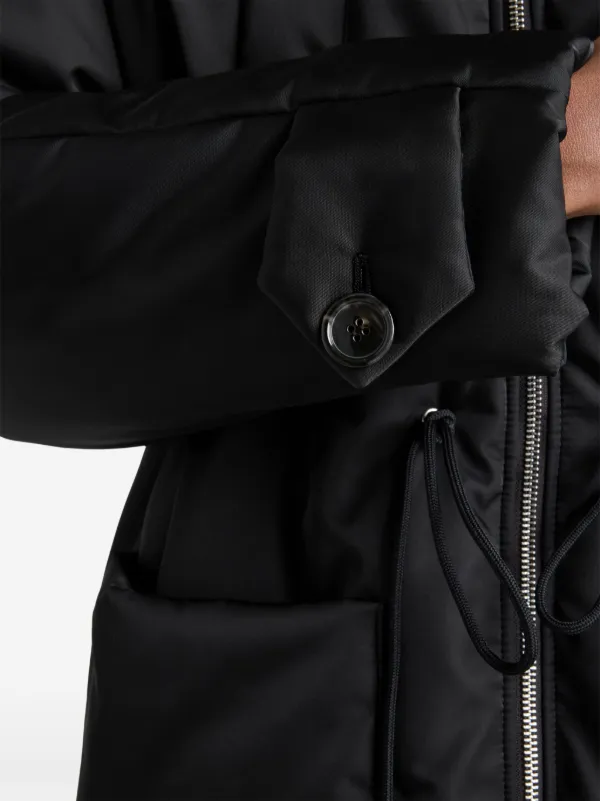 【関税&送料込】Prada Black Re-Nylon Padded Jacket Black Light Re-nylon Padded Jacket | PRADA