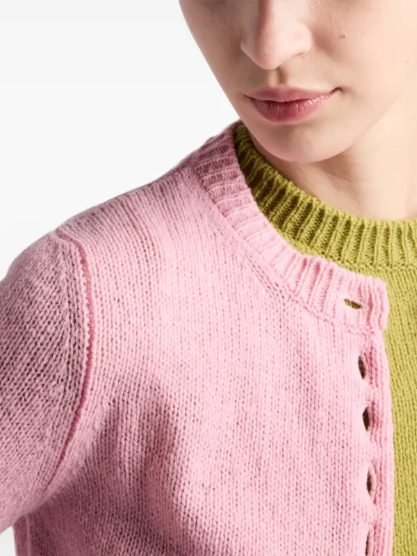 Prada Cashmere Cardigan | Pink | FARFETCH GR