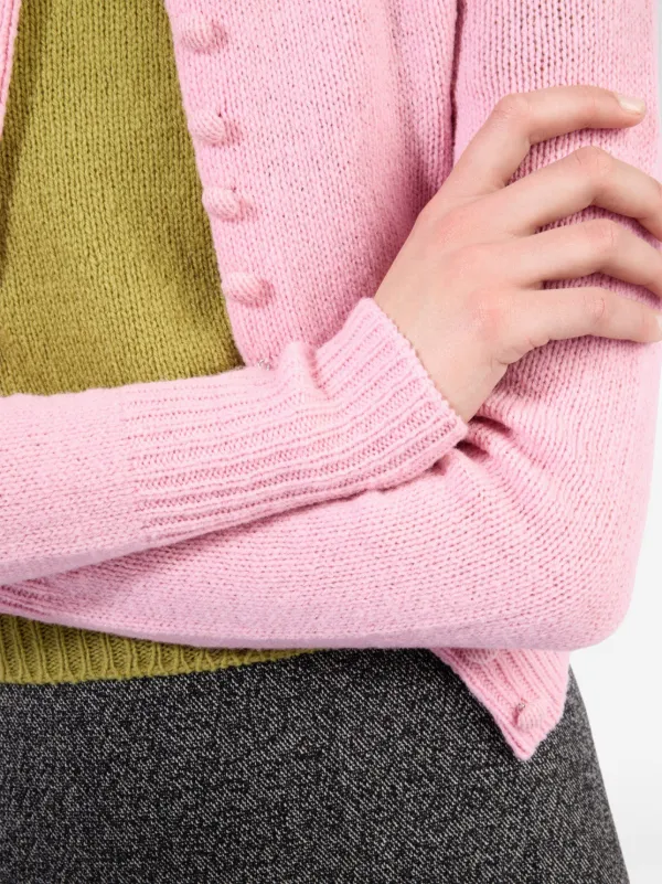 Prada Cashmere Cardigan | Pink | FARFETCH UK