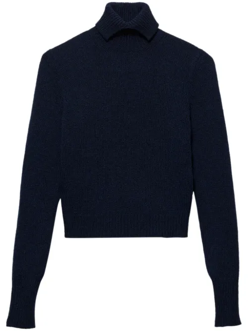 Prada pull à col roulé - Bleu - Prada - Modalova