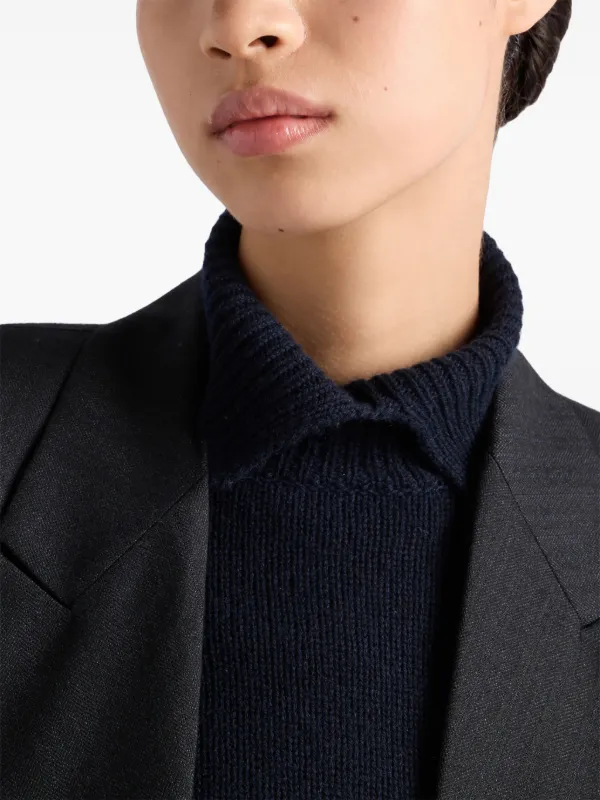【送料&関税込】Prada Turtleneck Knitted Pullover Prada Wool Turtleneck Sweater | Saks Fifth Avenue