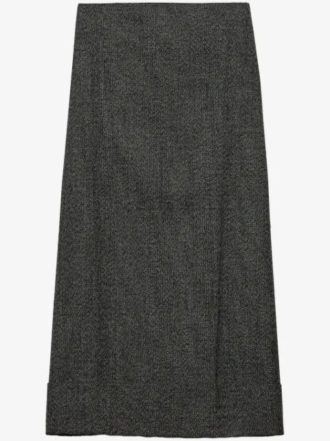 Prada A-line maxi skirt