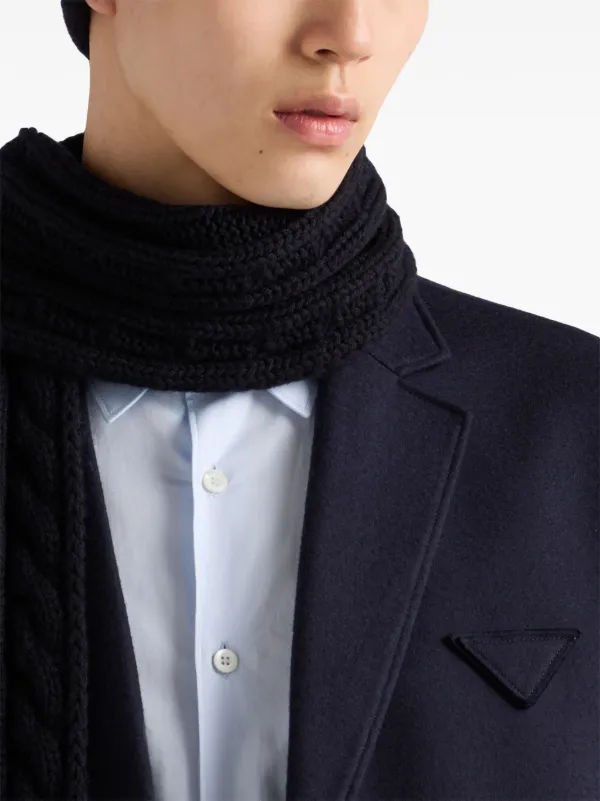 Prada single-breasted Wool Jacket | Blue | FARFETCH