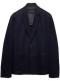 Prada single-breasted wool jacket - Blue