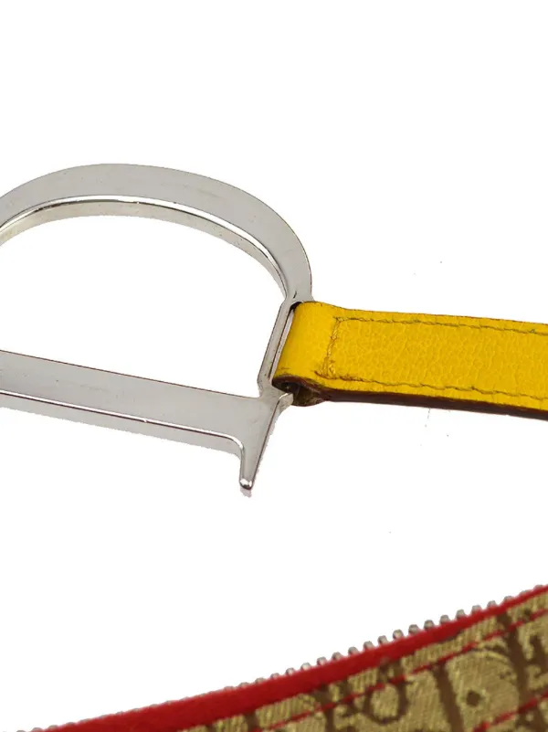 Christian Dior Pre-Owned 2004 Rasta Line Saddle Shoulder Bag