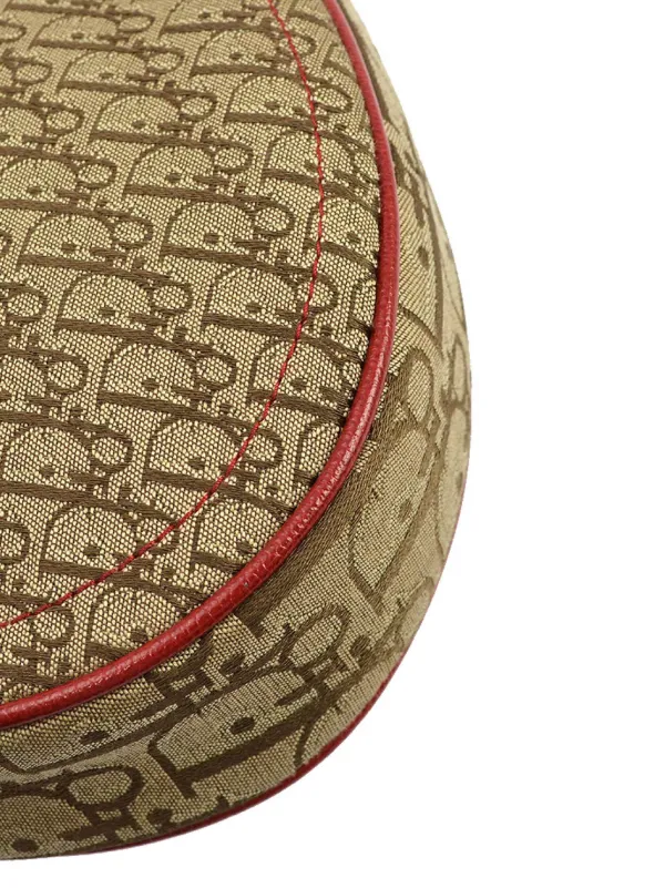 Christian Dior Pre-Owned 2004 Rasta Line Saddle Shoulder Bag