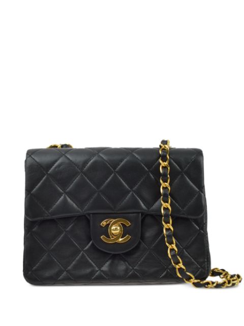 HOT SALE CHANEL 1990 mini Classic Flap shoulder bag Women