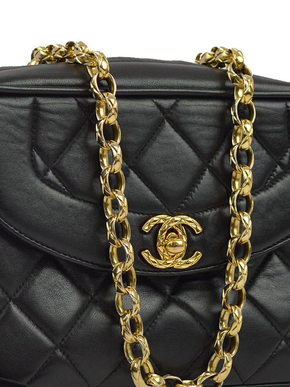 CHANEL 1992 CC quilted camera bag Women