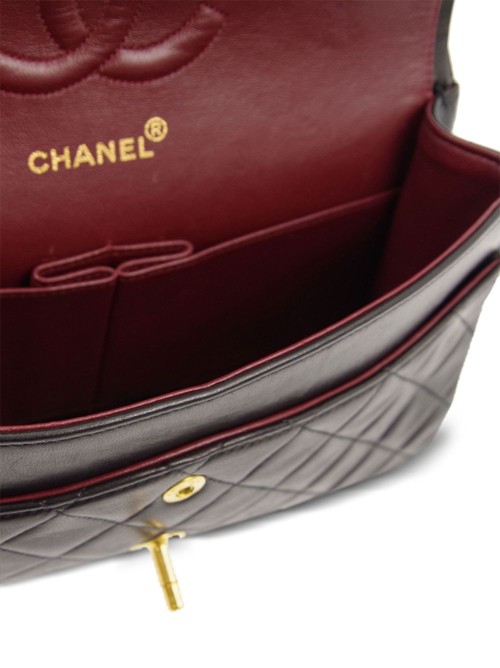 Affordable HOT SALE CHANEL 1998 medium Double Flap shoulder bag Women