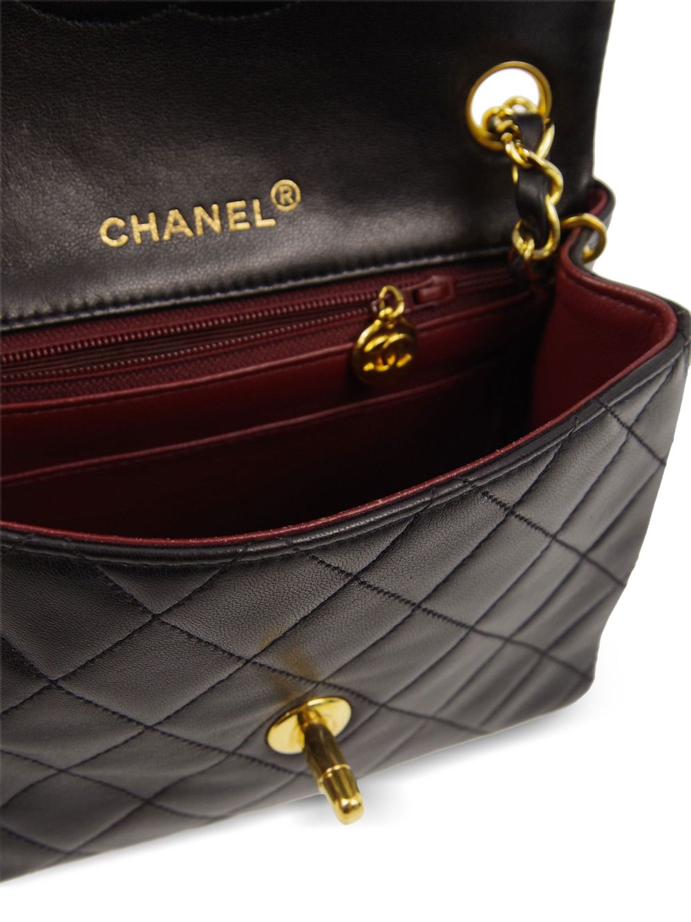 CHANEL 1990 Mini Classic Square Flap shoulder bag Women