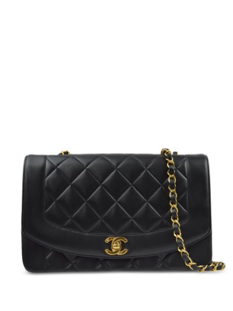 HOT SALE CHANEL 1992 medium Diana shoulder bag Women