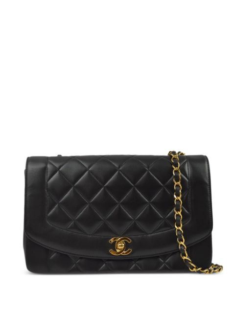 HOT SALE CHANEL 1992 Diana medium shoulder bag Women