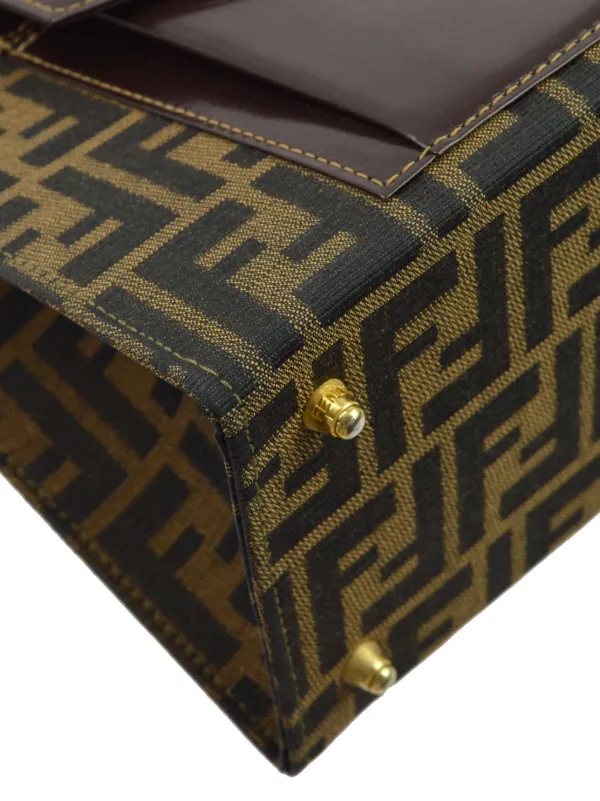 Fendi Pre-Owned 1990-2000s Zucca two-way Handbag Brown FARFETCH PH