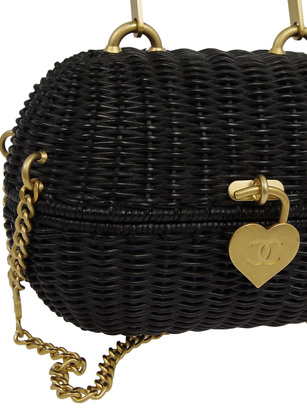 Cheap HOT SALE CHANEL 2005 Heart Lock Basket two-way bag Women