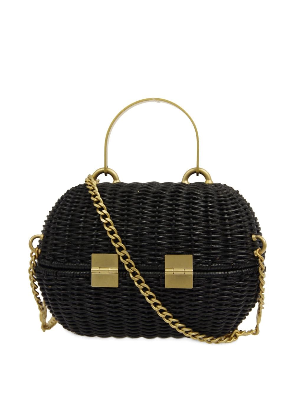 CHANEL Pre-Owned 2005 Heart Lock Basket tas - Zwart