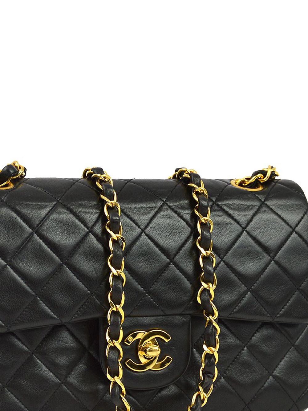 Affordable HOT SALE CHANEL 1992 small Double Flap shoulder bag Women