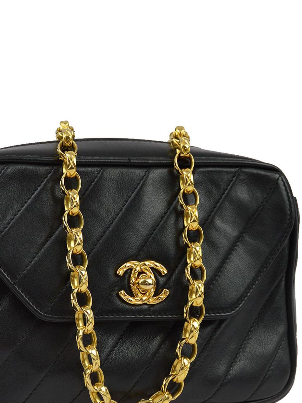 CHANEL 1992 CC turn-lock camera bag Women