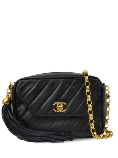 CHANEL 1992 CC turn-lock camera bag Women