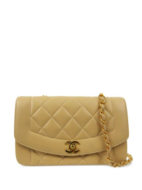 HOT SALE CHANEL 1995 small Diana shoulder bag Women