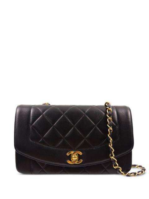 HOT SALE CHANEL 1997 small Diana shoulder bag Women