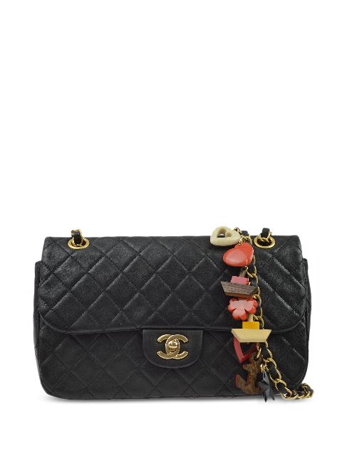 HOT SALE CHANEL 2010 Marine Charms Classic Flap shoulder bag Women