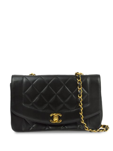 Affordable HOT SALE CHANEL 1995 small Diana shoulder bag Women