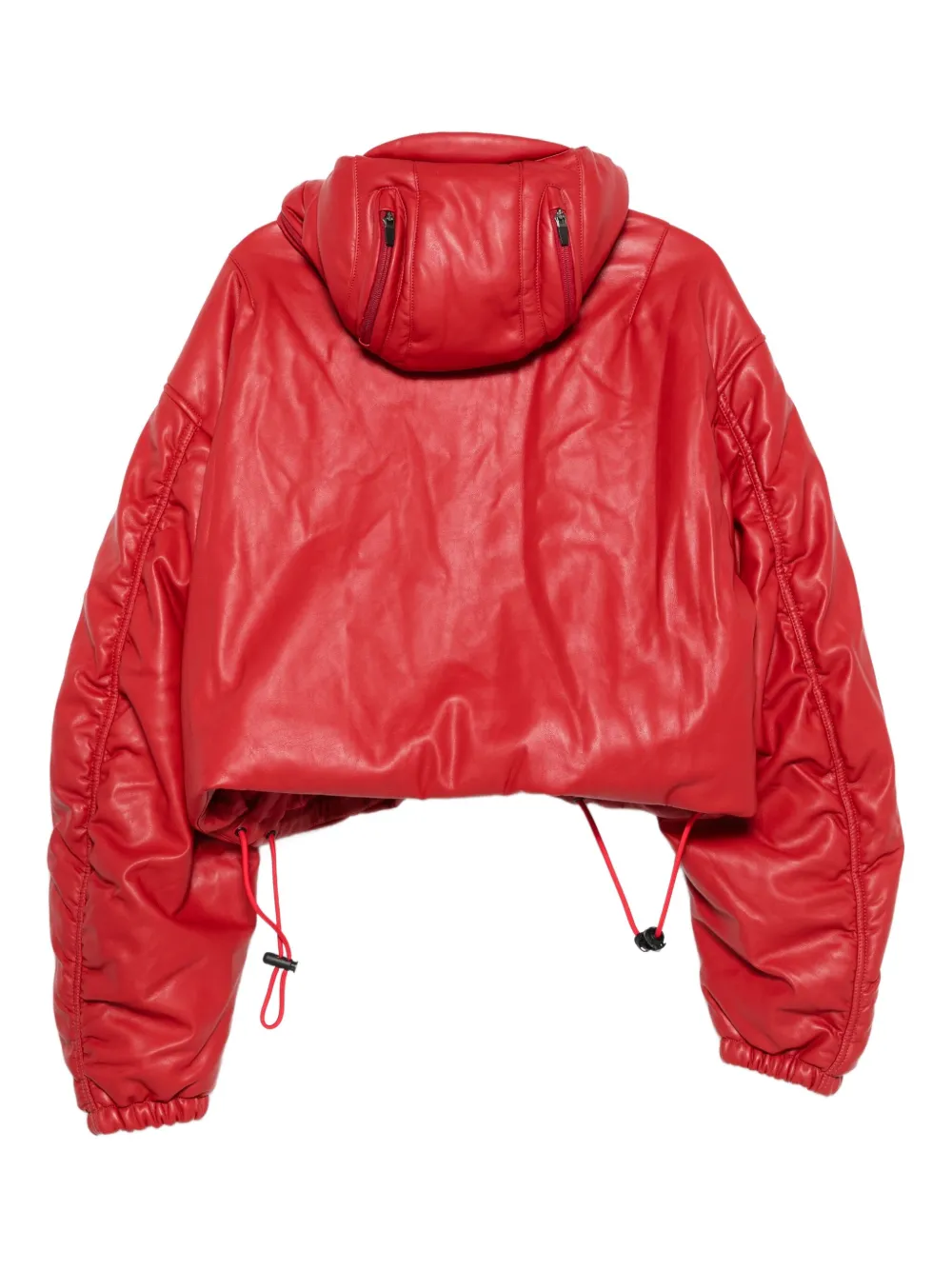 Kusikohc Padded Helmet Anorak In Red