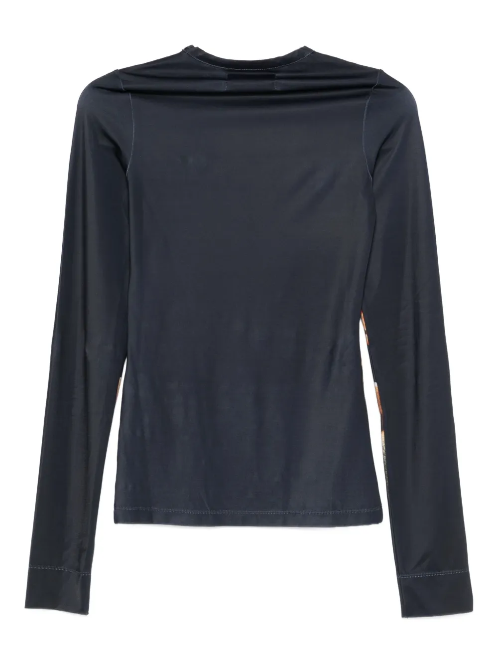 KUSIKOHC T-shirt met print en lange mouwen - Zwart