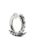 KUSIKOHC textured claw ear cuff - Silver