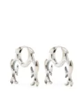 KUSIKOHC flame thorn earrings - Silver