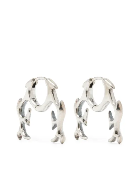 KUSIKOHC flame thorn earrings