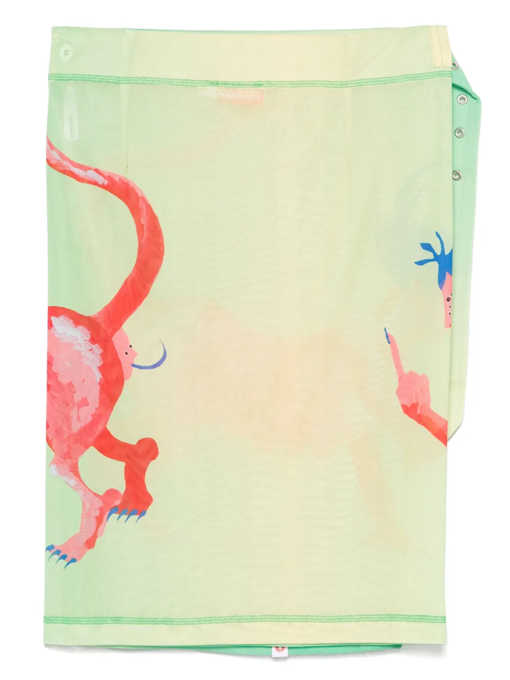 charlesjeffreyloverboy Charles Jeffrey Loverboy Mesh rok - Groen