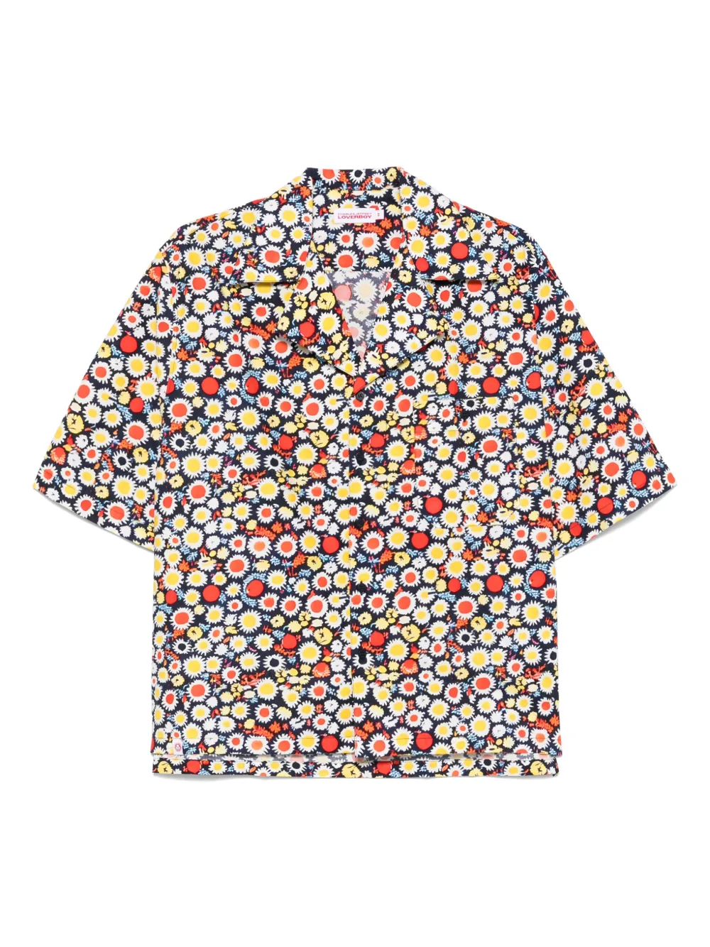 Charles Jeffrey Lover Hawaiian shirt Blauw