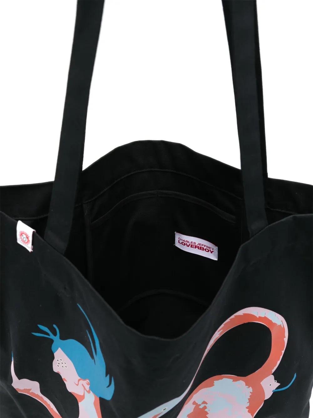 Charles Jeffrey Loverboy Snake Witch shopper Zwart