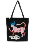 Charles Jeffrey Loverboy snake witch tote bag - Black