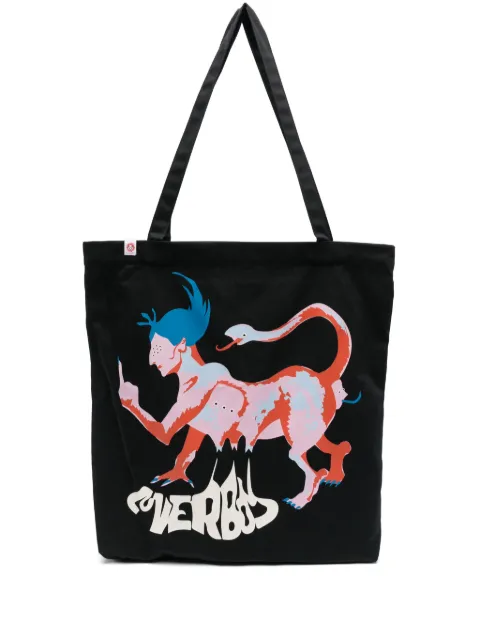Charles Jeffrey Loverboy snake witch tote bag
