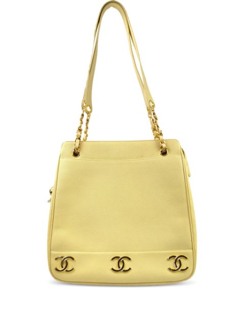 CHANEL 1995 Triple CC tote bag Women