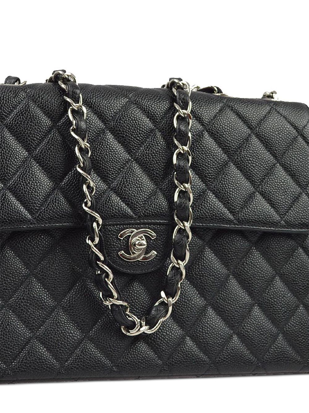 Affordable HOT SALE CHANEL 2002 Jumbo Classic Flap shoulder bag Women