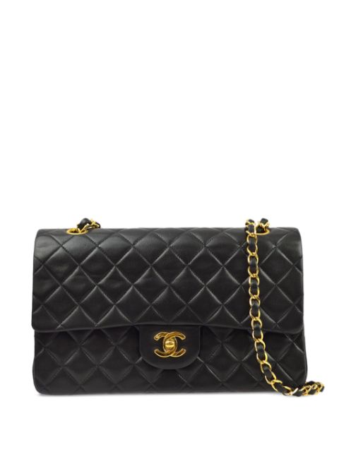 HOT SALE CHANEL 1992 medium Double Flap shoulder bag Women