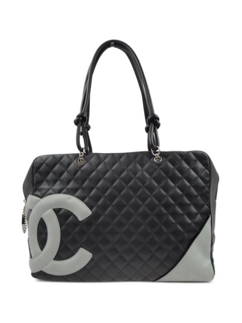 HOT SALE CHANEL 2005 Cambon Ligne handbag Women