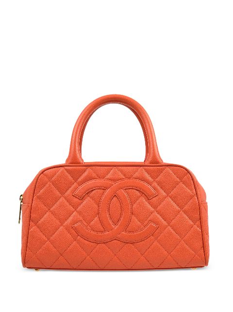 HOT SALE CHANEL 2003 Bowling 27 bag Women