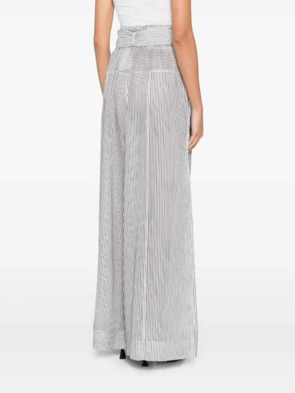 ZIMMERMANN Illustration Paperbag Pants | White | FARFETCH
