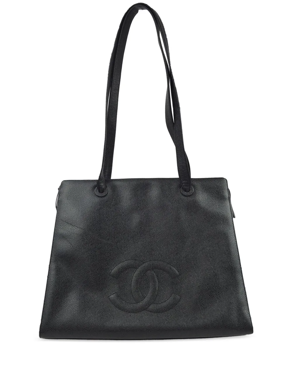 CHANEL Pre Owned 1998 CC Tote Bag Black FARFETCH IE