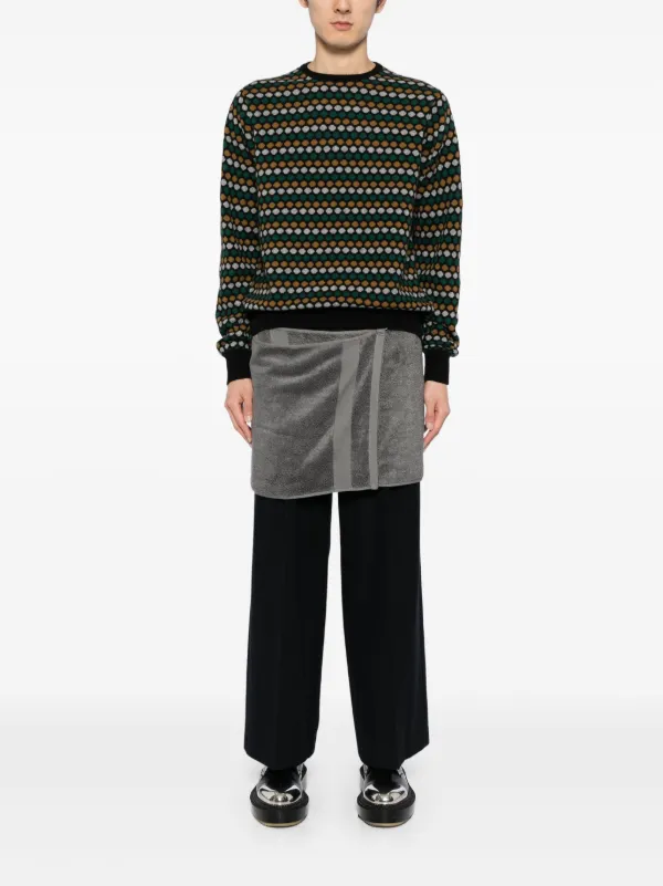 Kolor ポルカドット プルオーバー | ブラック | FARFETCH JP