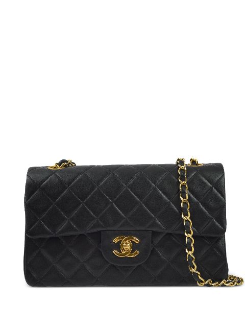 Affordable HOT SALE CHANEL 1990 small Double Flap shoulder bag Women