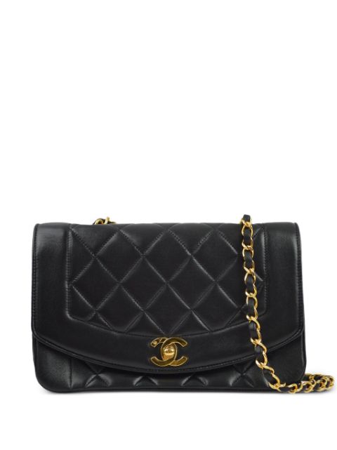 HOT SALE CHANEL 1997 small Diana shoulder bag Women