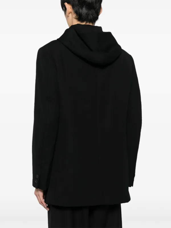 ジャケット・アウター Yohji Yamamoto Pour Homme Wool Jacket Yohji Yamamoto POUR HOMME Wool Gabardine Zipper Hole Jacket