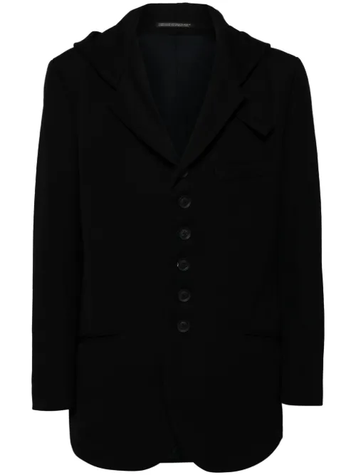 Veste en laine à capuche - Yohji Yamamoto - Modalova